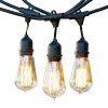 Brightech Ambience Pro Outdoor Edison String Lights Dimmable Vintage Filament Bulbs Create Old Time Bistro Ambience On Your Patio Commercial Grade Weatherproof 48 Ft Market Lights 0 100x100