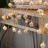 Goodia 1049ft 30 LED Globe Fairy String Lights Battery Operated Silver Moroccan Party Hanging Lights Decorative Accent Lamp For Home Wedding Garden Warm White 0 100x100