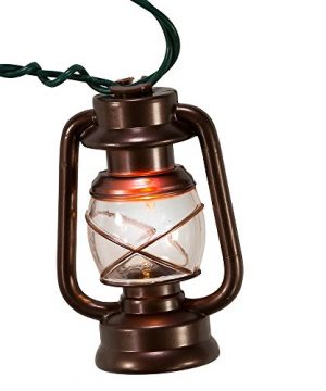 Kurt Adler UL 10 Light Brass Lantern Light Set 0 0 300x360