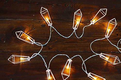 LuxLumi Diamonds Are Forever Rose String Lights Gold Wire Caged Soft White 20 LED For Rustic Bedroom Nursery Dorm Home Dcor Teen Kids Baby Bridal Shower 4th Of July Pack Of 2 0 5