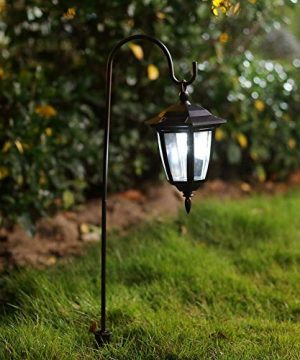 MAGGIFT Hanging Solar Lights Outdoor Hanging Light With Shepherd Hook And Stake Light In Mixing For Pathway Garden Yard Lawn Holiday Decorations Set Of 2 0 0 300x360