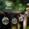 Outdoor Patio String Lights Novtech 58FT 50Bulbs Waterproof LED Outdoor String Lights Plug In G40 Decorative Globe String Lights For Backyard Pergola Party Bistro Porch Cafe UL Standard 0 100x100