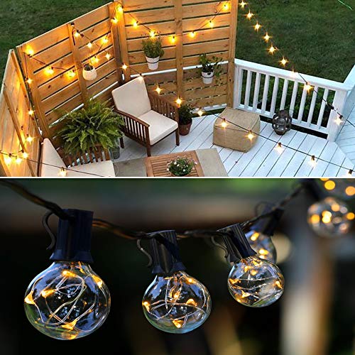 Outdoor Patio String Lights Novtech, Outdoor Patio Globe Lights