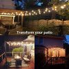SUNTHIN 2 Pack 48FT Outdoor String Lights With 11W Dimmable Edison Bulbs For Decorative Backyard Patio Bistro Pergola Commercial Hanging Lights String 0 3 100x100