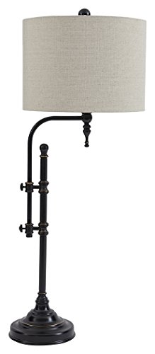 Signature Design By Ashley Anemoon Table Lamp Industrial Vintage Style Black 0