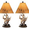 Signature Design By Ashley Derek Antler Table Lamp Mountain Style Shades Rustic 0 100x100