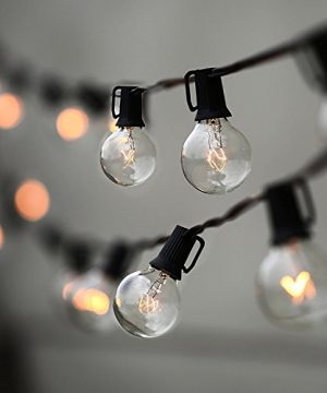 String Lights Lampat 25Ft G40 Globe String Lights With Bulbs UL Listd For IndoorOutdoor Commercial Decor 0 300x360
