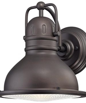 Westinghouse Lighting 6204600 Orson One Light LED Outdoor Wall Fixture Oil Rubbed Bronze Finish With Clear Prismatic Lens 0 300x360