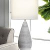 NuLOOM Home NPT21AA Justina Table Lamp 27 Height Gray 0 100x100