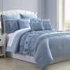 Amrapur Overseas Sharan 8 Piece Embellished Comforter Set Queen Blue 0 100x100