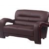 Blackjack Furniture 992 Charles Collection Leather Match Upholstered Modern Living Room Chair Loveseat Sofa Brown 0 0 100x100