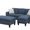 Bobkona All In One Sectional Navy 0 100x100