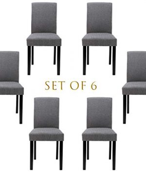 Chairs For Dining Room 6 Mid Century Modern Fabric Upholstered Dining Chairs 0 300x360