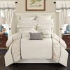 Chic Home Mayan 24 Piece Bed In A Bag Comforter Set King Off White 0 100x100