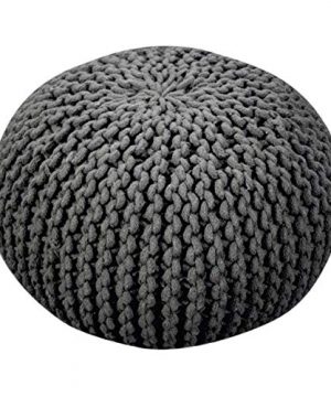 Christopher Knight Home Moro Fabric Pouf Grey 0 300x360