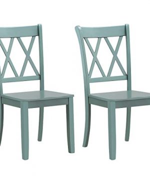 Giantex Set Of 2 Dining Chairs Rubber Wood Dining Room Side Chair Mestler Dining Room Side Chairs For Home Kitchen Dining Room Mint Green 1 Mint Green 0 300x360