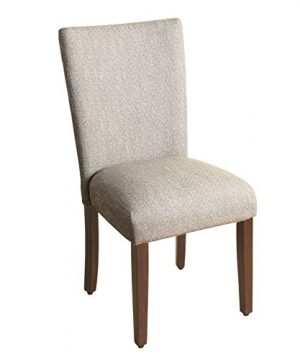 HomePop Parsons Classic Upholstered Accent Dining Chair Single Pack Light Grey 0 300x360