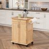 Paneled Door Kitchen Cart With Natural Finish By Home Styles 0 100x100
