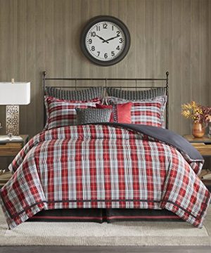 Woolrich Williamsport Plaid Comforter Set Red Queen 0 300x360