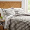 Amazon Brand Stone Beam Rustic Plaid Flannel Duvet Cover Set Full Queen Black And White 0 100x100