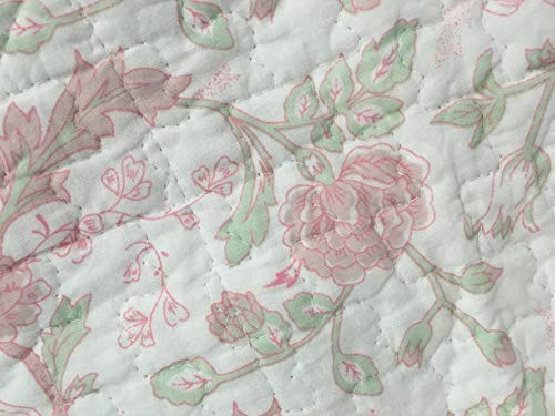 Cozy Line Home Fashions La Rosa Rêve Quilt Bedding Set, Floral 