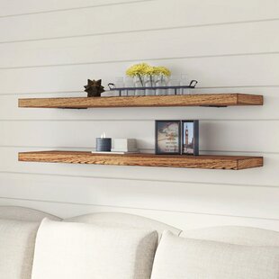 Geller+2+Piece+Oak+Solid+Wood+Floating+Shelf+(Set+of+2)