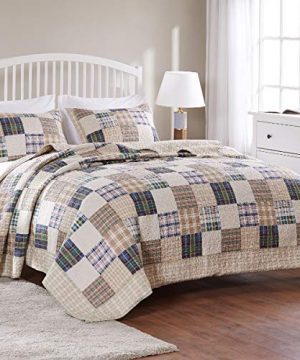 Greenland Home 2 Piece Oxford Quilt Set Twin Multicolor 0 300x360