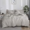 SimpleOpulence 100 Linen Duvet Cover Set 2pcs Stone Washed Natural French Flax Basic Style Solid Color Bedding With Button Closure Twin Linen 0 100x100