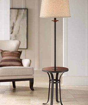 Farmhouse Floor Lamps Rustic, Rustic Floor Lamps With Table