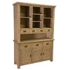 Crafters And Weavers Barlow Sideboard With Hutch Rustic Pine 0 100x100