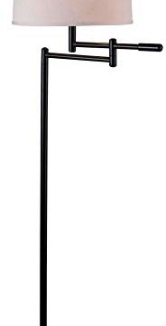 Kenroy Home Modern Swing Arm Floor Lamp 595 Inch Height With Black Copper Bronze Finish 0 184x360