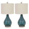 Decor Therapy MP1054 Table Lamp Emerald Blue Green 2 Count 0 100x100