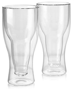 Set Of 2 Double Wall Beer Glass Unique Beer Glasses Dad Beer Glass Cool Beer Glasses Insulated Beer Mug Double Beer Mug Fit Up To 14 Ounces 0 0 300x360