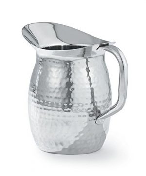Artisan 2 Quart Stainless Steel Serving Pitcher With Hammered Texture 0 300x360