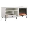 Beaumont Lane Electric Fireplace Heater TV Stand Console Up To 65 In White 0 100x100