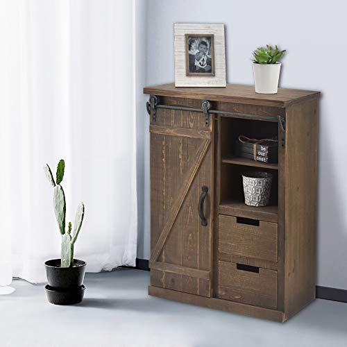 SIMPLIHOME Warm Shaker SOLID WOOD 32 inch Wide Rustic Low Storage ...