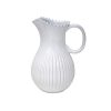 COSTA NOVA Pearl Collection Stoneware Ceramic Pitcher 87 Oz White 0 100x100