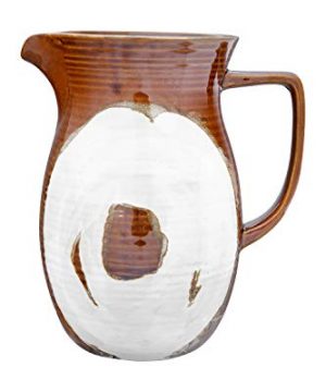 Creative Co Op 42 Oz Stoneware Reactive Glaze Finish Each One Will Vary Pitcher Brown 0 300x360