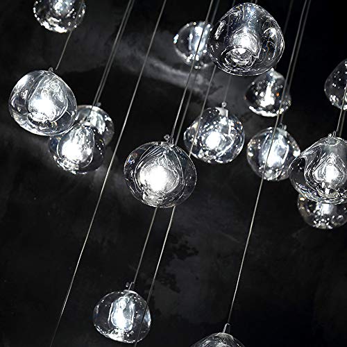 Modern Rain Drop Lighting Crystal Ball Fixture Pendant Chandelier LED Chandelier 