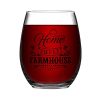 Home Sweet Farmhouse Stemless Wine GlassWine Taster Glasses For Men Decorative Wine Glass Etched Wine Glass Sandblasted Engraved Wine Glass 0 100x100
