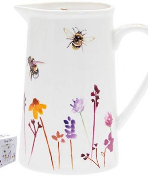 Kitchen Jug Pretty Water Colour Busy Bees Design By Jennifer Rose Gallery 0 300x360