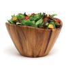 Lipper International Acacia Wave Serving Bowl For Fruits Or Salads Large 12 Diameter X 7 Height Single Bowl 0 100x100