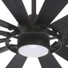 Minka Aire F870L TCL Windmolen 65 Inch Outdoor Smart Ceiling Fan With Light Kit Textured Coal Finish With Textured Coal Blade Finish 0 100x100