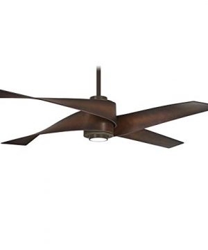 Minka Aire F903L ORB Artemis IV 64 Inch Ceiling Fan With LED Light And DC Motor In Oil Rubbed Bronze Finish 0 300x360