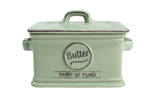 TG Woodware Pride Of Place Old Green Butter Dish 18000 0