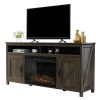 VINGLI Farmhouse Electric Fireplace TV Stand With Barn Doors 60 Inch TV Stand With Fireplace Media Console TV Cabinets With Fireplace Entertainment Centers Barn Wood Oak 0 100x100