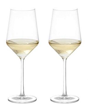 White Wine Glasses Hand Blown Crystal Clear Glass Stemware Red Wine Glass Set Of 2 15 Oz Lead Free Cups For Wine Tasting Party Drinking Or Unique Gift 0 300x360