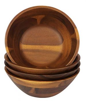 AIDEA Wooden Bowls Salad Bowl 7 Inch Set Of 4 0 300x360