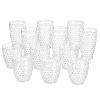 Amazon Basics 12 Piece Tritan Glass Drinkware Set Hobnail Highball And Double Old Fashioned 6 Pieces Each 18oz13oz 0 100x100