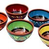 Cactus Canyon Ceramics Spanish Terracotta 5 Piece Small Salsa Bowl Set European Size Multicolor 0 100x100